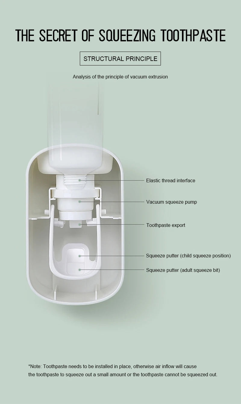 Dispensador Automático de Pasta Dental