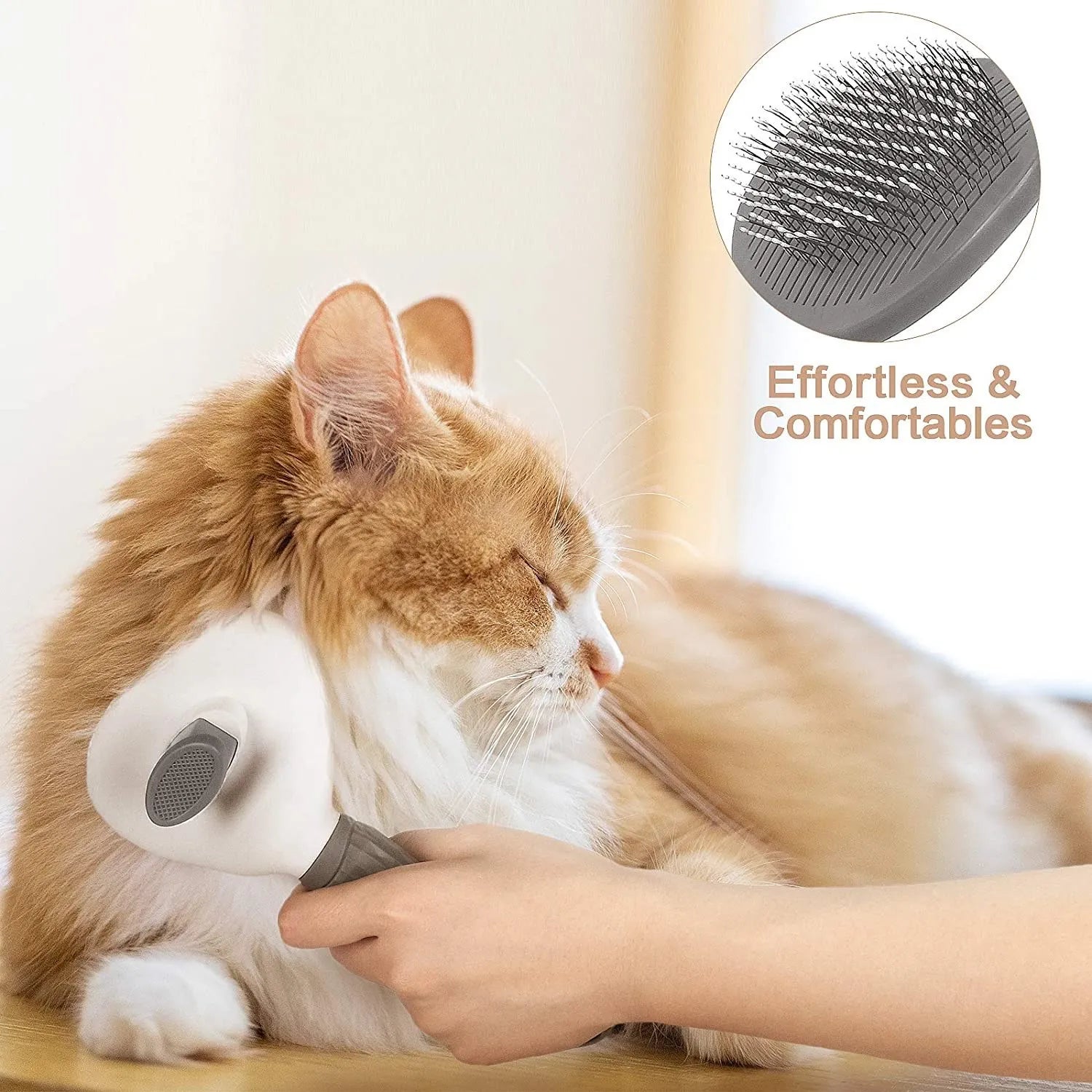 Cepillo Autolimpiante Pro 🐾 | Removedor de Pelo para Perros y Gatos
