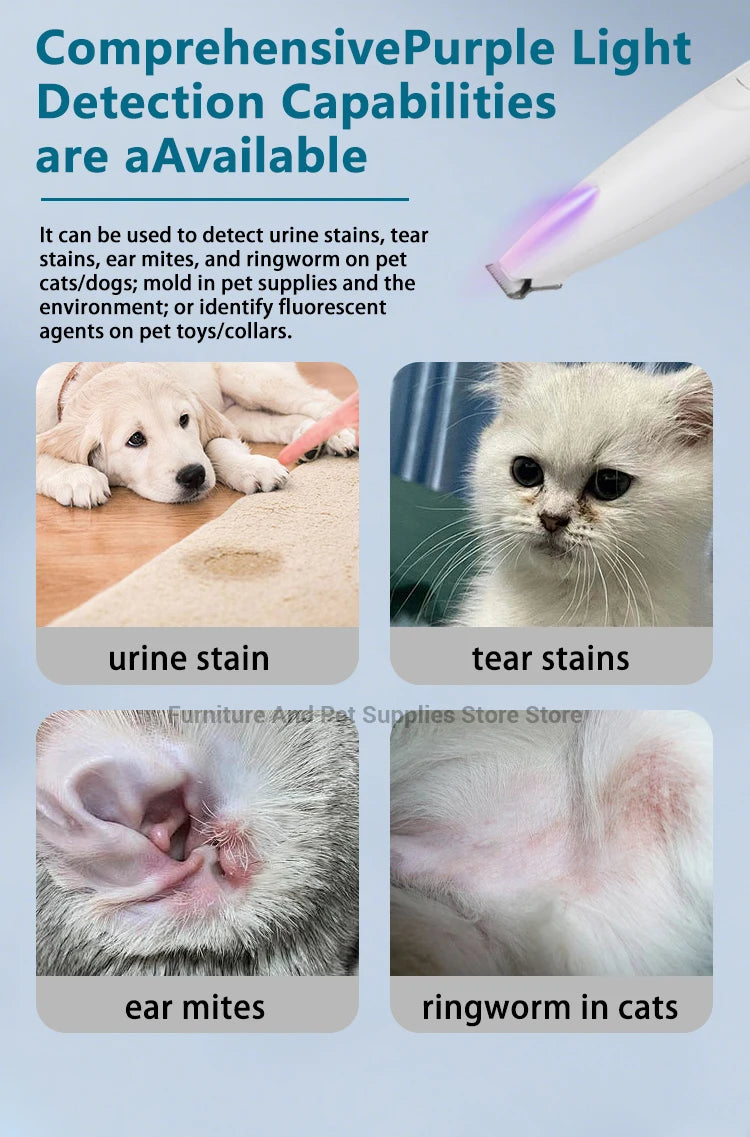 Cortadora de Patas LED Pro 🐾 | Recortadora Recargable para Perros y Gatos