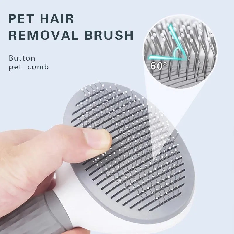 Cepillo Autolimpiante Pro 🐾 | Removedor de Pelo para Perros y Gatos