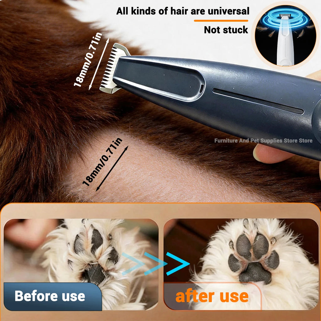 Cortadora de Patas LED Pro 🐾 | Recortadora Recargable para Perros y Gatos