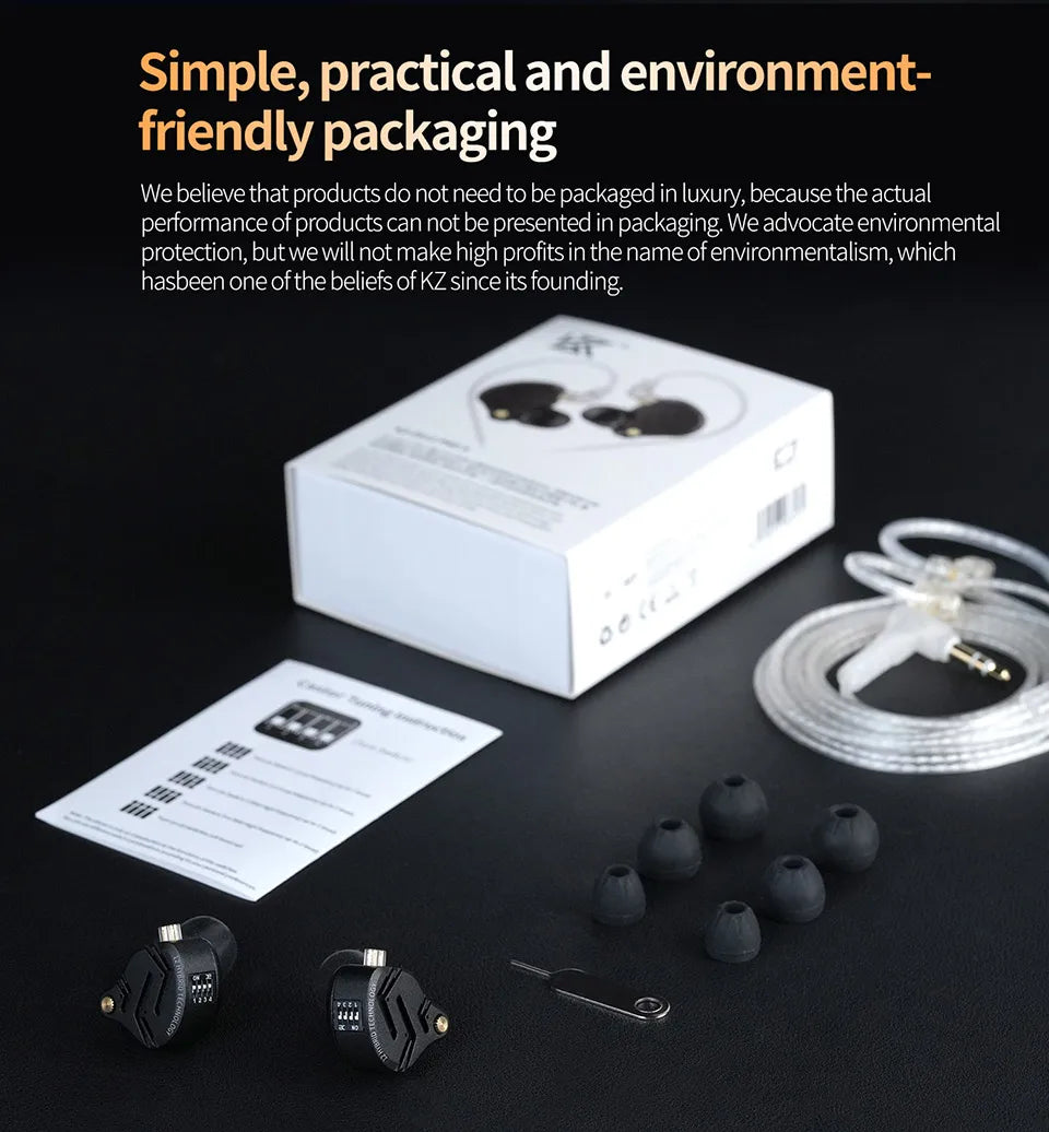 Auriculares HiFi In-Ear KZ ZS12 PRO X con Graves Potentes
