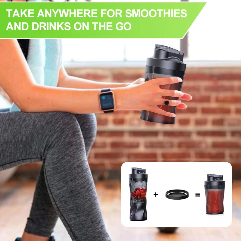 Licuadora Portátil WinLe Pro ✨ | 700 ml Recargable USB para Smoothies