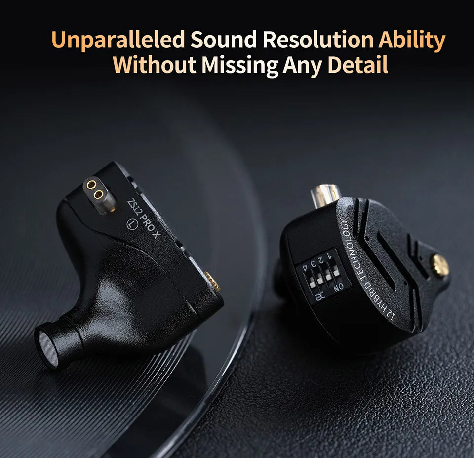 Auriculares HiFi In-Ear KZ ZS12 PRO X con Graves Potentes