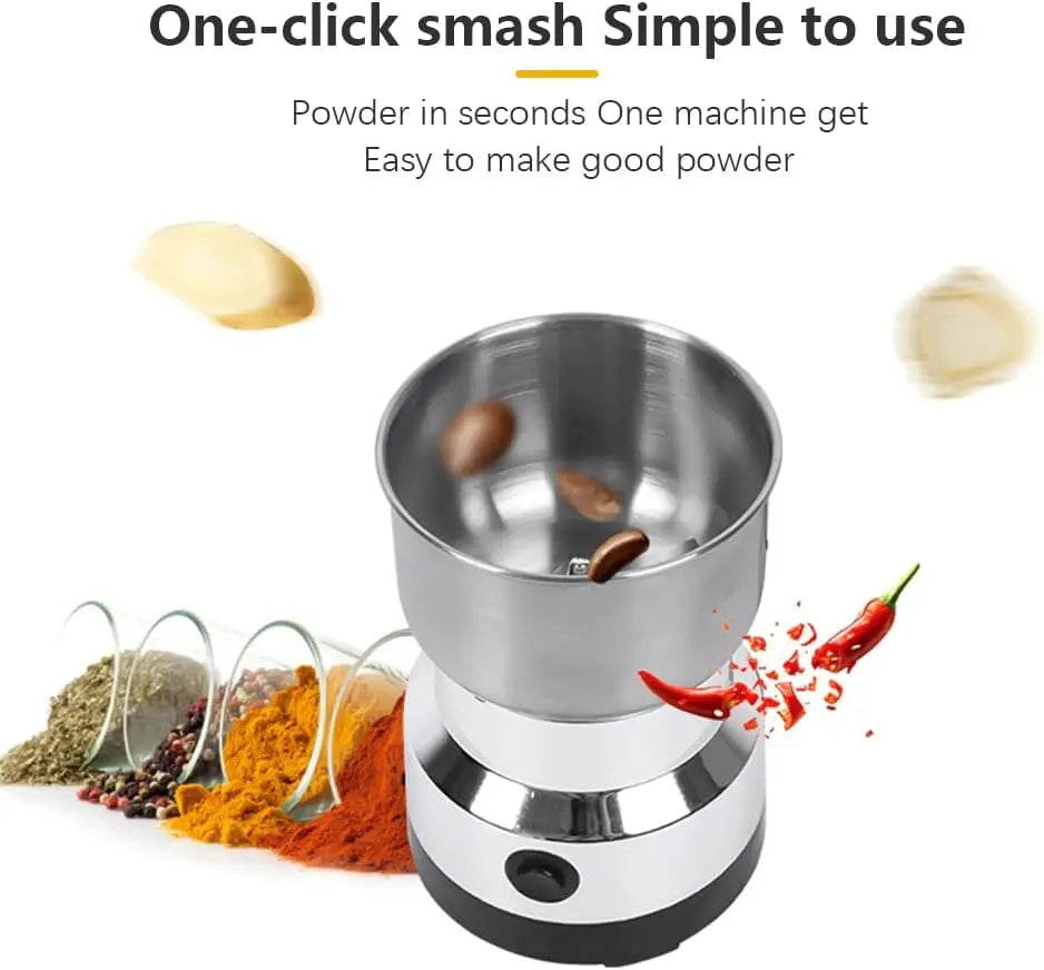Molinillo Eléctrico Pro ✨ | Café, Especias y Semillas de Acero Inoxidable