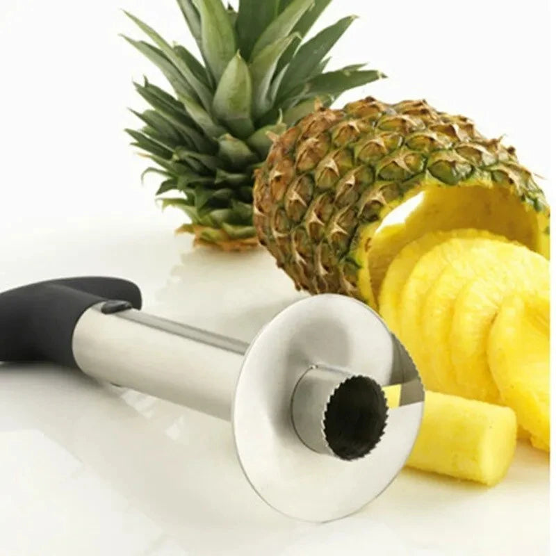 Cortador y Pelador de Piña de Acero Inoxidable