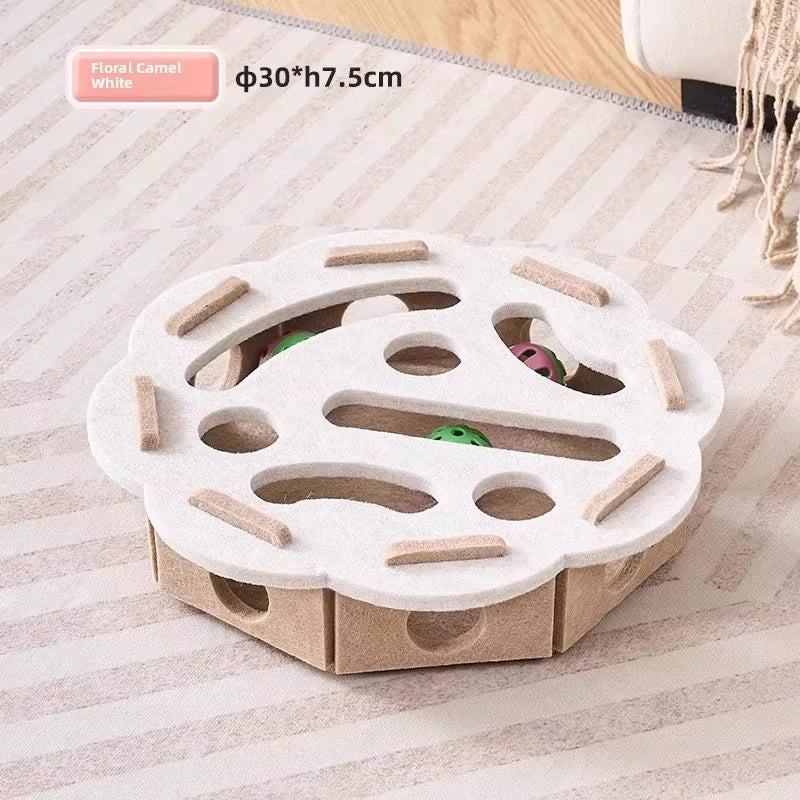 Tablero Interactivo para Gatos 🐾 | Juguete de Inteligencia con Pelotas