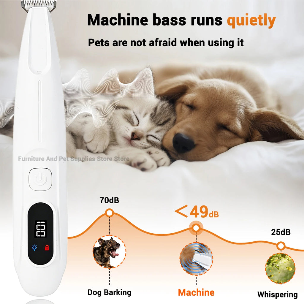 Cortadora de Patas LED Pro 🐾 | Recortadora Recargable para Perros y Gatos