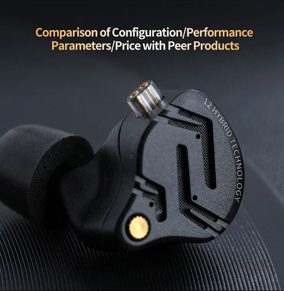 Auriculares HiFi In-Ear KZ ZS12 PRO X con Graves Potentes