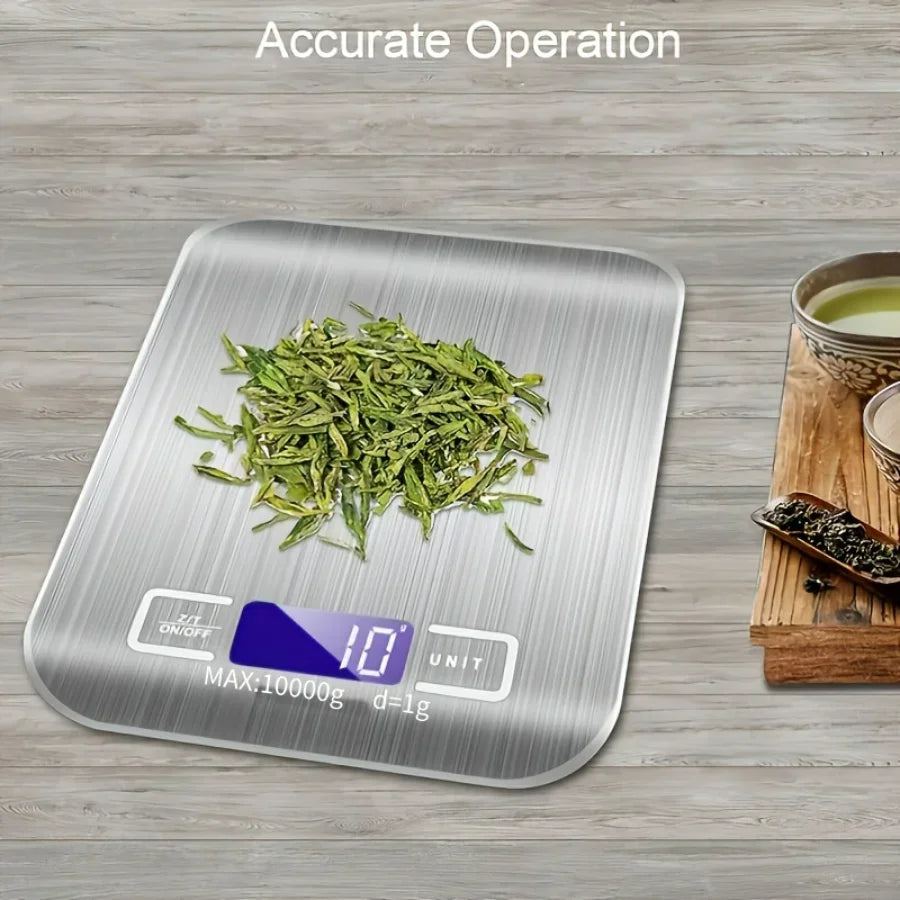 Balanza Digital de Cocina de Alta Precisión hasta 10 kg