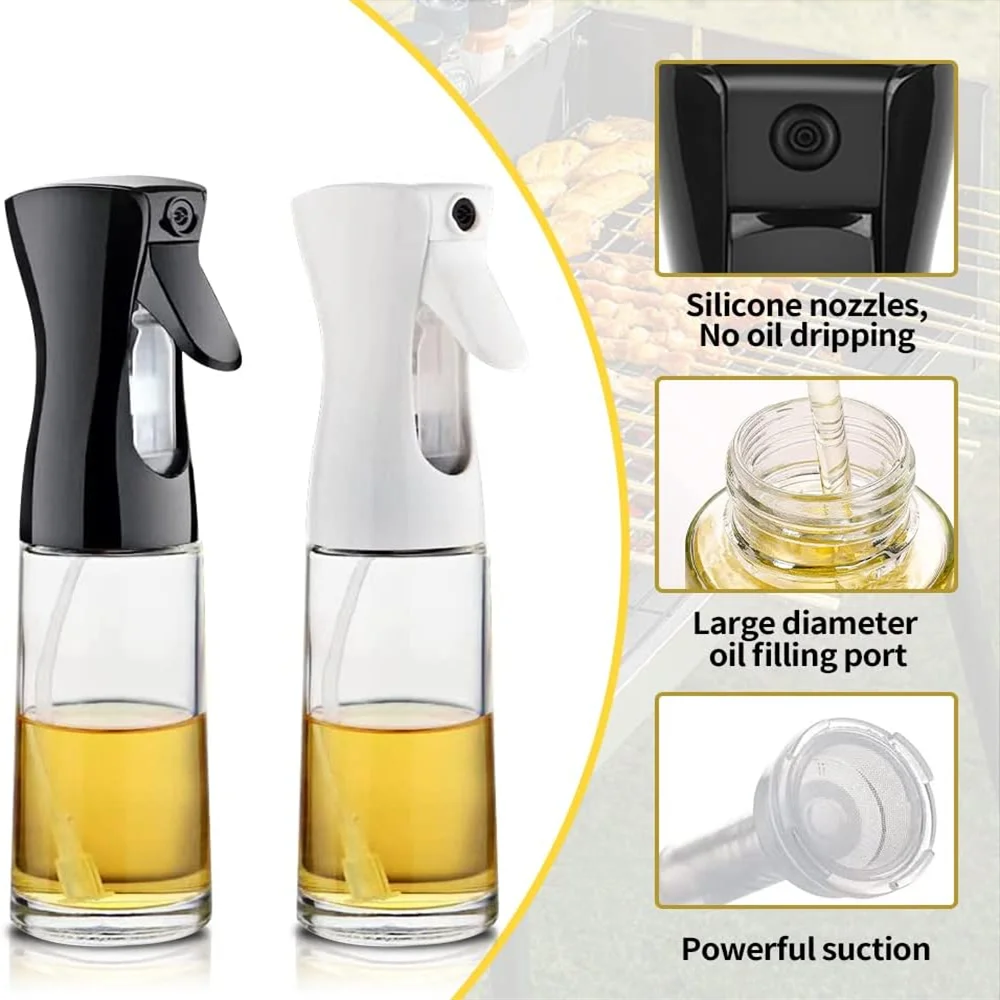 Pulverizador de Aceite Reutilizable para Cocina y Air Fryer