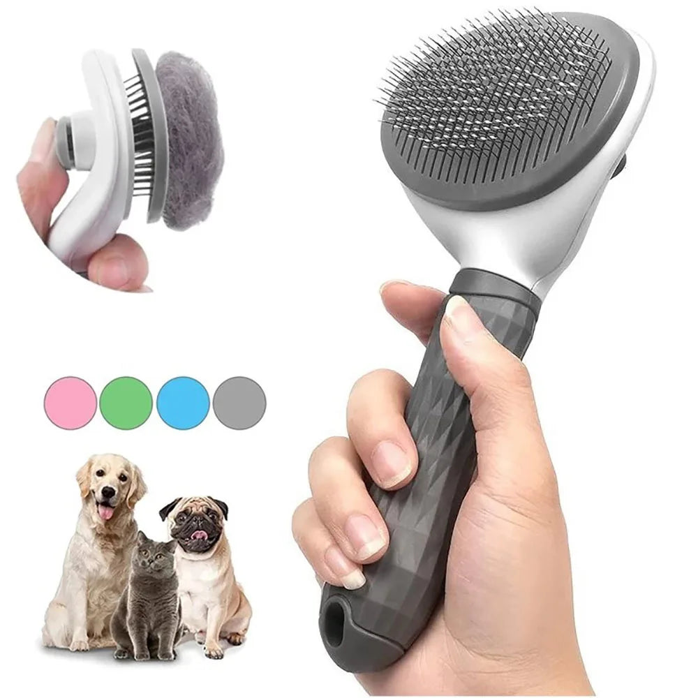 Cepillo Autolimpiante Pro 🐾 | Removedor de Pelo para Perros y Gatos