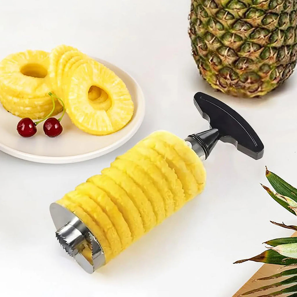 Cortador y Pelador de Piña de Acero Inoxidable