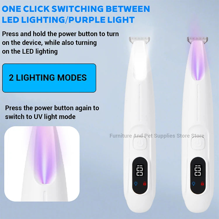 Cortadora de Patas LED Pro 🐾 | Recortadora Recargable para Perros y Gatos