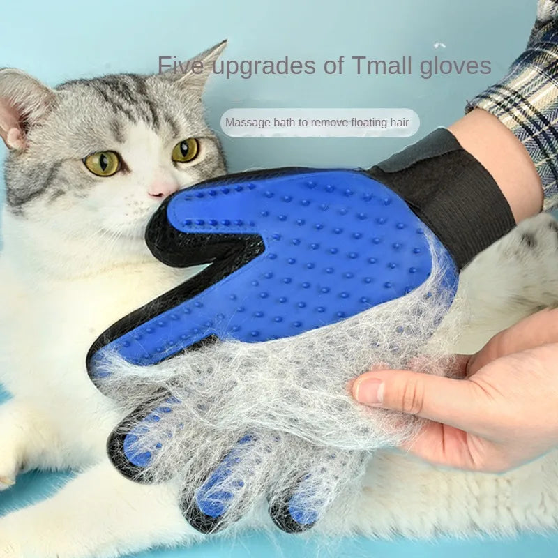 Guante Removedor de Pelo Pro 🐾 | Cepillo de Silicona para Perros y Gatos