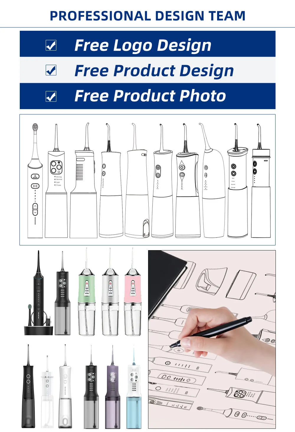Irrigador Bucal Portátil Pro ✨ | Limpieza Dental IPX7 Recargable
