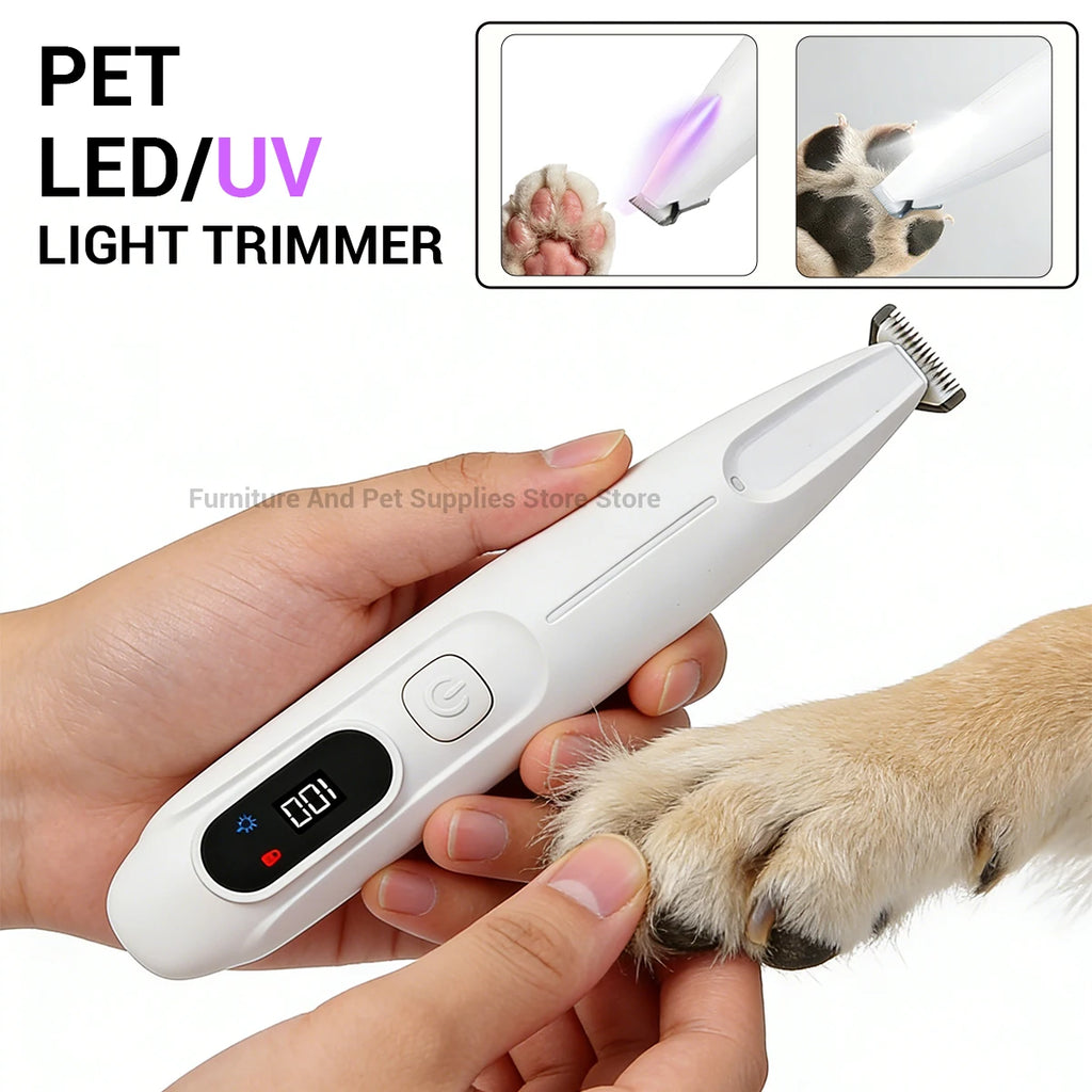 Cortadora de Patas LED Pro 🐾 | Recortadora Recargable para Perros y Gatos