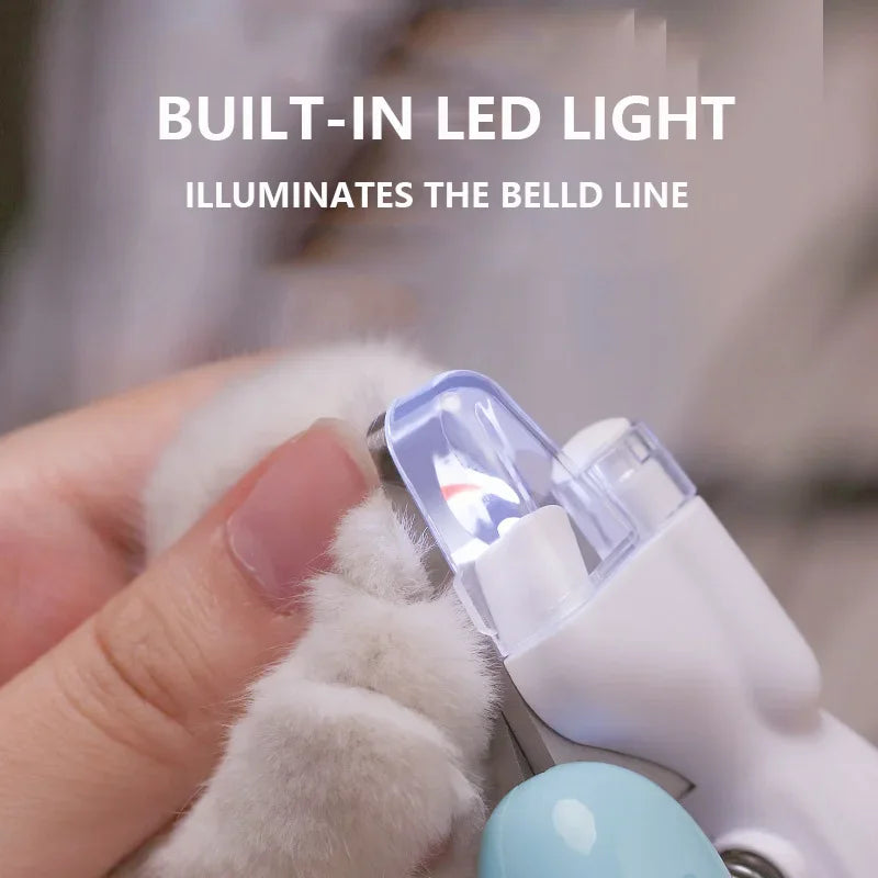 Cortaúñas LED Pro 🐾 | Cortador Profesional para Perros y Gatos