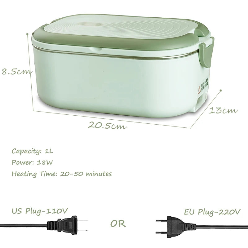 Lonchera Eléctrica Calentadora Portátil 1L