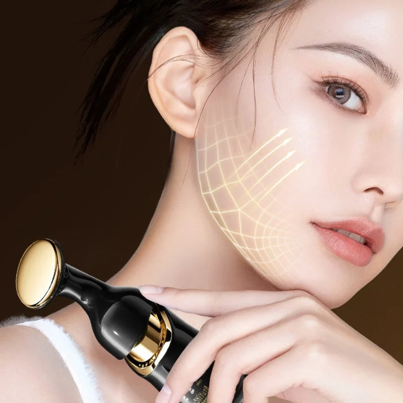 Masajeador Facial 3 en 1 Pro ✨ | Microcorriente para Rostro, Cuello y Contorno de Ojos