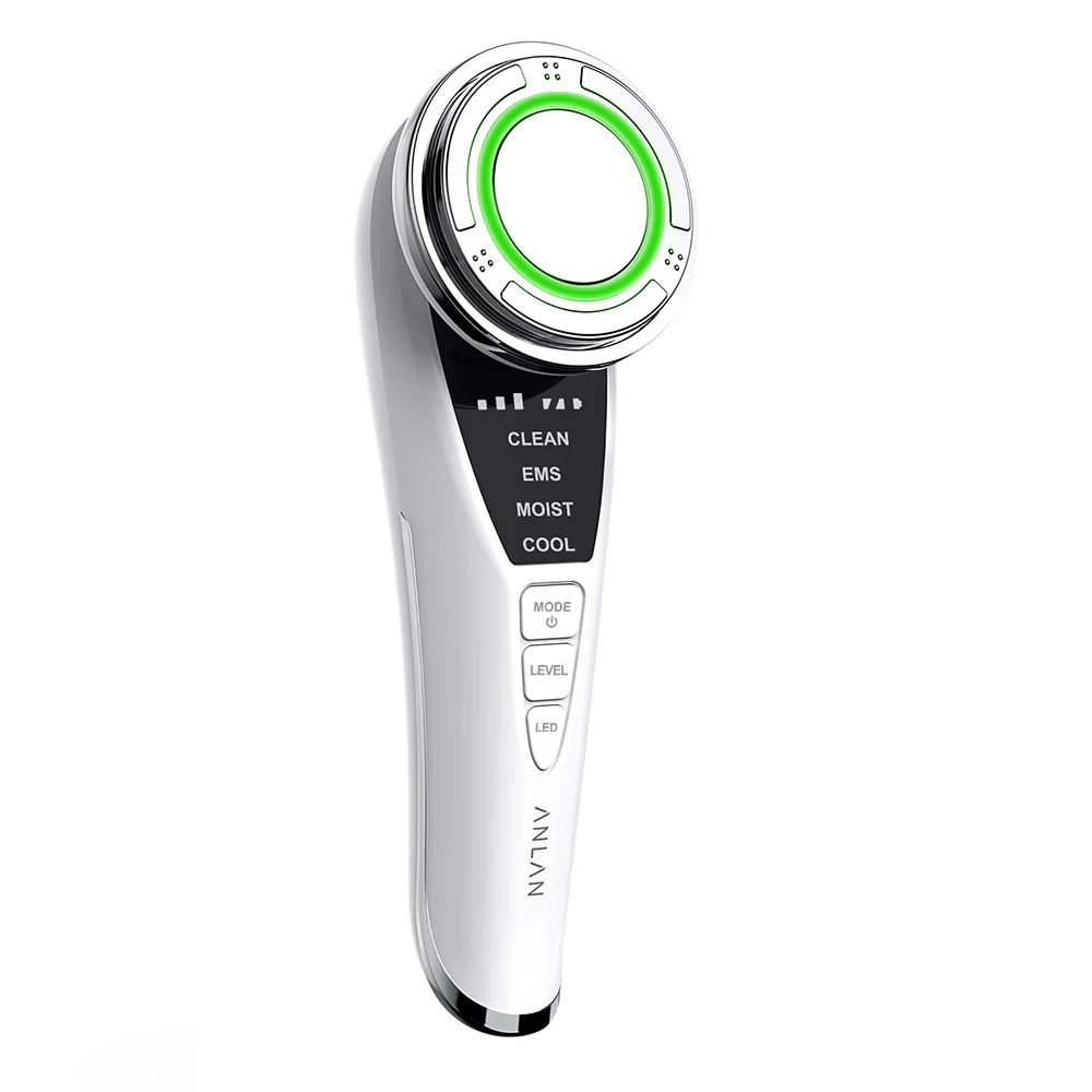 Masajeador Facial Microcorriente Pro ✨ | Terapia LED y Efecto Frío Rejuvenecedor
