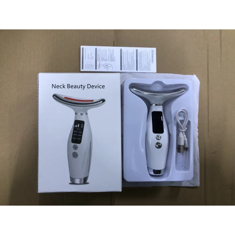 Masajeador Facial LED Pro ✨ | 7 Colores, 7 Modos y 3 Niveles de Vibración