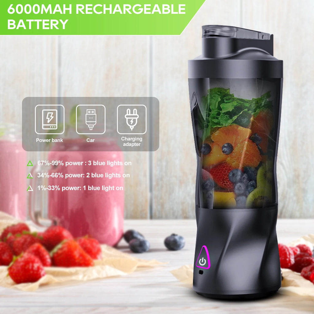 Licuadora Portátil WinLe Pro ✨ | 700 ml Recargable USB para Smoothies