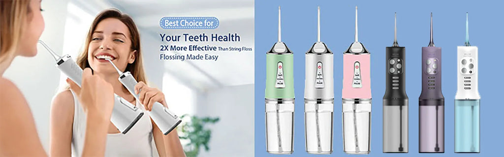 Irrigador Bucal Portátil Pro ✨ | Limpieza Dental IPX7 Recargable