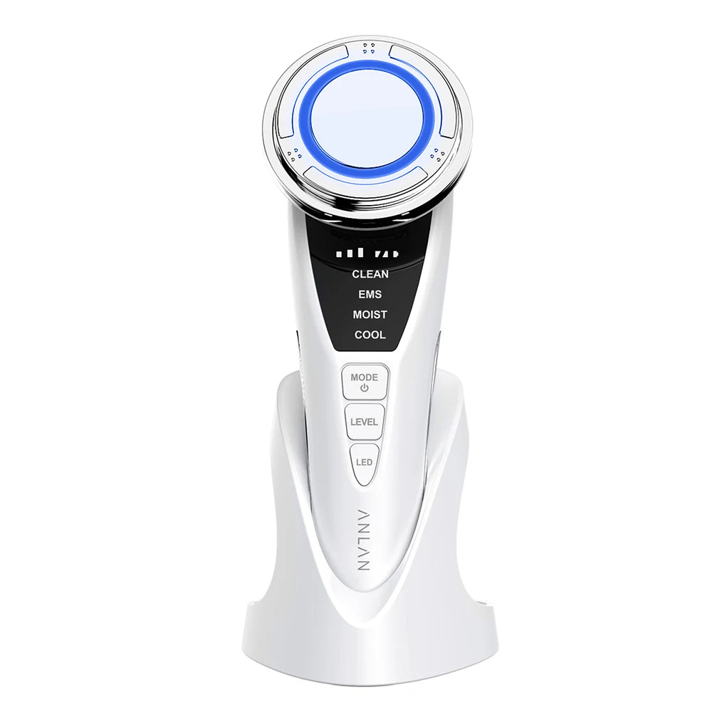 Masajeador Facial Microcorriente Pro ✨ | Terapia LED y Efecto Frío Rejuvenecedor