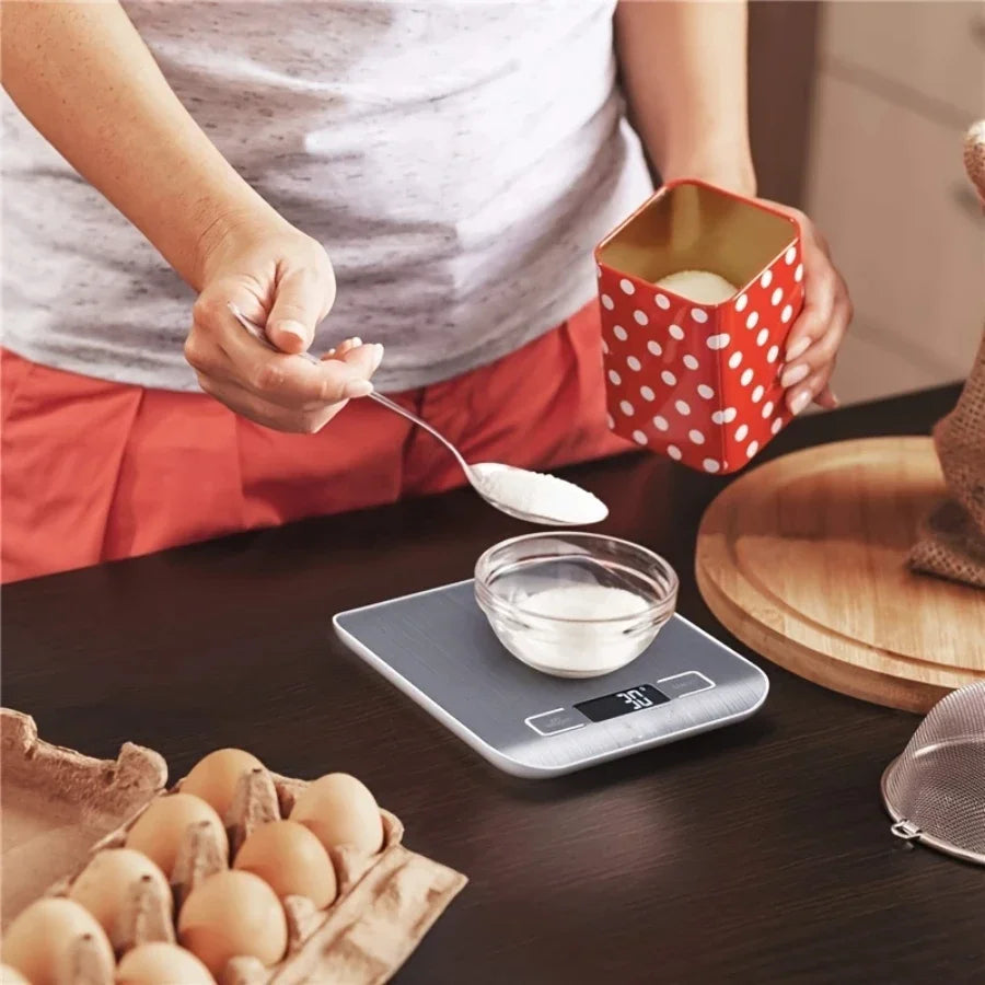 Balanza Digital de Cocina de Alta Precisión hasta 10 kg