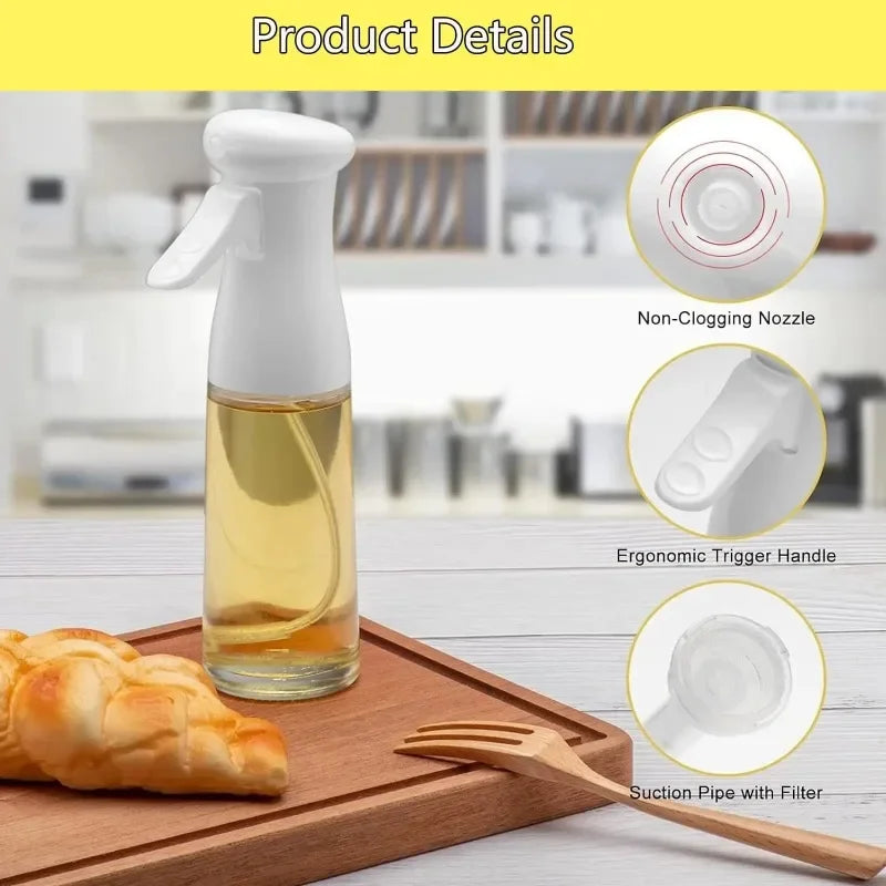 Pulverizador de Aceite Reutilizable para Cocina y Air Fryer