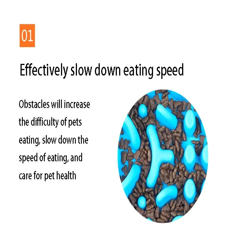 Comedero Antiansiedad Pro 🐾 | Plato Slow Feeder para Perros y Gatos