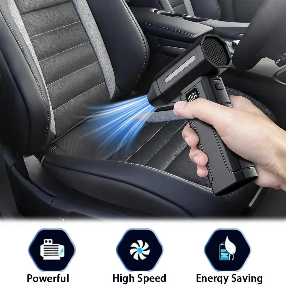 Soplador Eléctrico Turbo X8 ✨ | Aire Comprimido Portátil Recargable