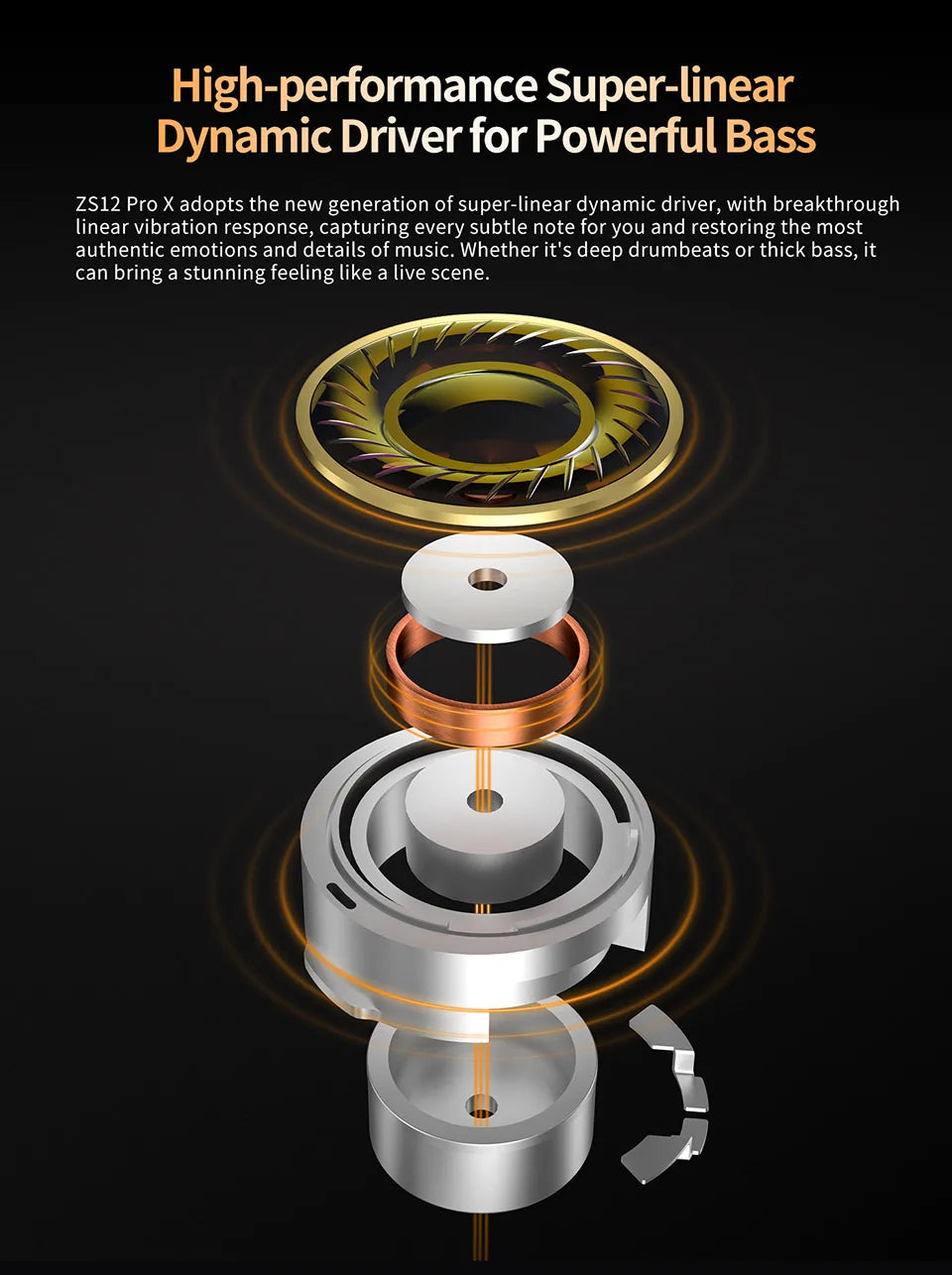 Auriculares HiFi In-Ear KZ ZS12 PRO X con Graves Potentes