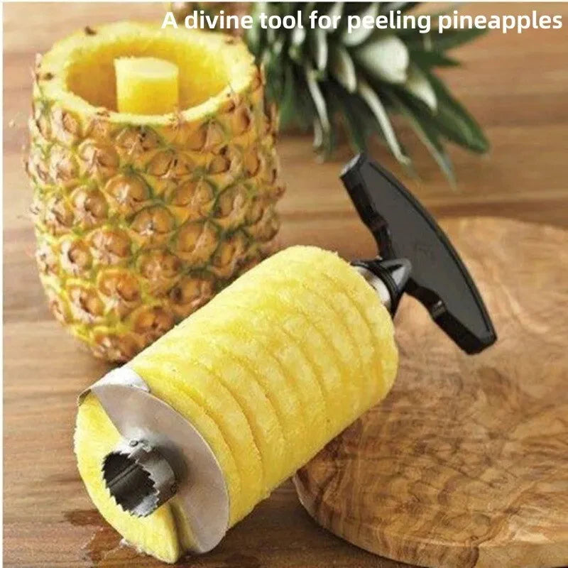 Cortador y Pelador de Piña de Acero Inoxidable