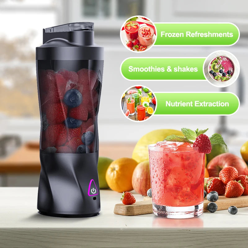 Licuadora Portátil WinLe Pro ✨ | 700 ml Recargable USB para Smoothies