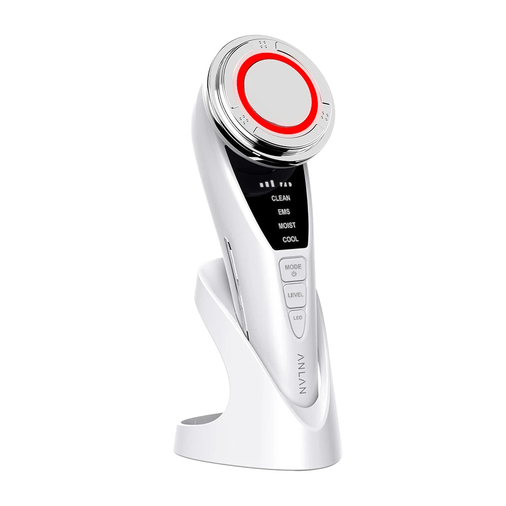 Masajeador Facial Microcorriente Pro ✨ | Terapia LED y Efecto Frío Rejuvenecedor