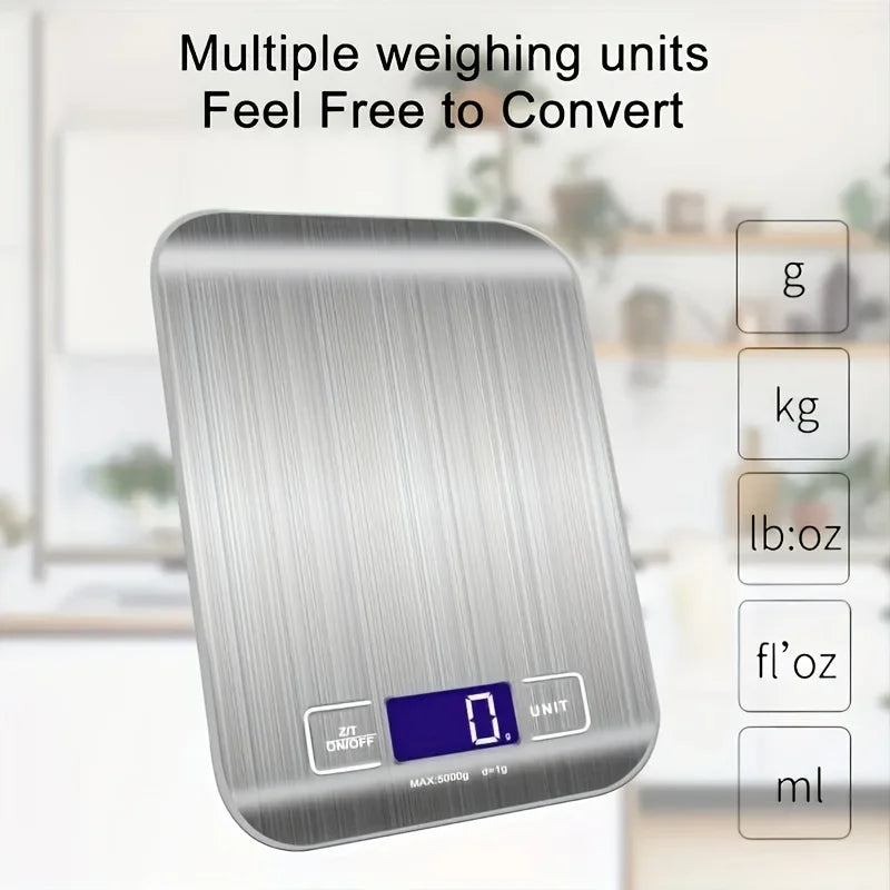 Balanza Digital de Cocina de Alta Precisión hasta 10 kg