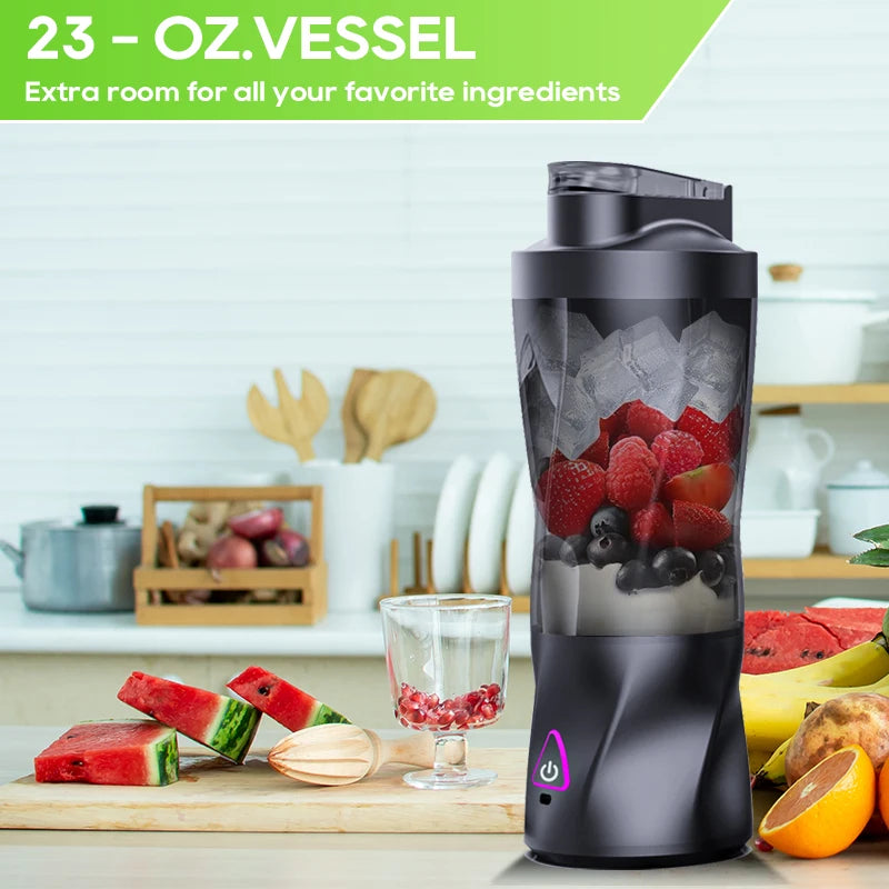 Licuadora Portátil WinLe Pro ✨ | 700 ml Recargable USB para Smoothies