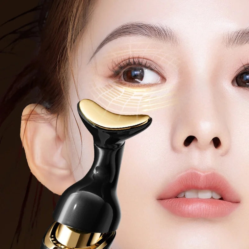 Masajeador Facial 3 en 1 Pro ✨ | Microcorriente para Rostro, Cuello y Contorno de Ojos